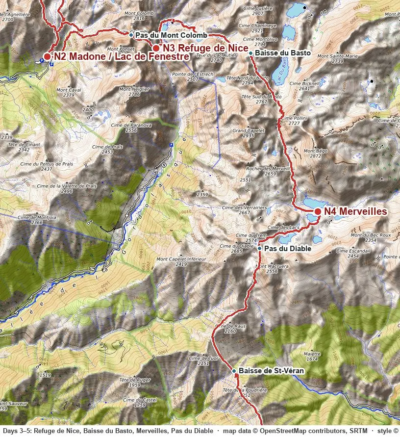 Days 3–5.
